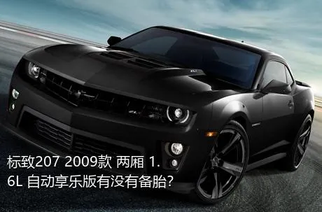 标致207 2009款 两厢 1.6L 自动享乐版有没有备胎？