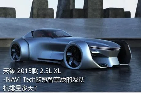 天籁 2015款 2.5L XL-NAVI Tech欧冠智享版的发动机排量多大？