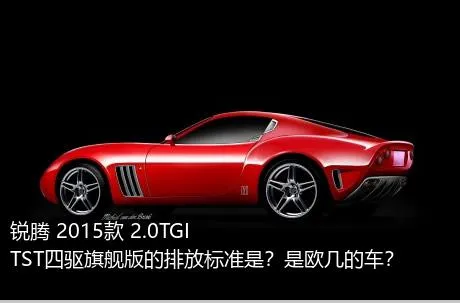 锐腾 2015款 2.0TGI TST四驱旗舰版的排放标准是？是欧几的车？