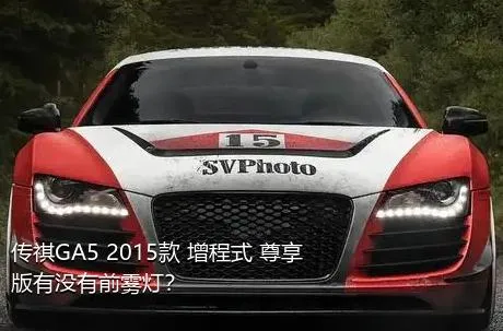 传祺GA5 2015款 增程式 尊享版有没有前雾灯？