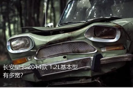 长安星卡 2014款 1.2L基本型有多宽？