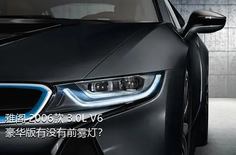 雅阁 2006款 3.0L V6豪华版有没有前雾灯？