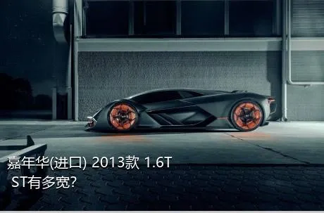 嘉年华(进口) 2013款 1.6T ST有多宽？