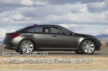 财运300 2010款 2.8T-VE柴油豪华型长货箱的后悬架是什么样的？