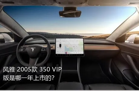风雅 2005款 350 VIP版是哪一年上市的？
