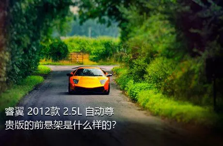 睿翼 2012款 2.5L 自动尊贵版的前悬架是什么样的？