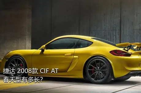 捷达 2008款 CIF+AT 春天型有多长？