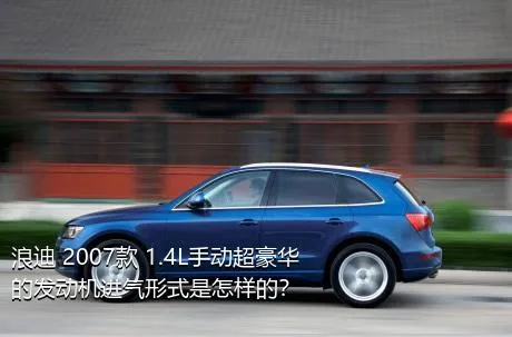 浪迪 2007款 1.4L手动超豪华的发动机进气形式是怎样的？