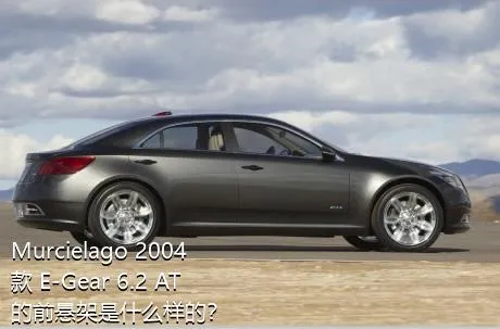 Murcielago 2004款 E-Gear 6.2 AT的前悬架是什么样的？