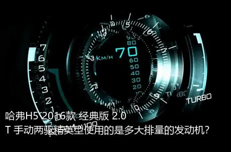 哈弗H5 2016款 经典版 2.0T 手动两驱精英型使用的是多大排量的发动机？