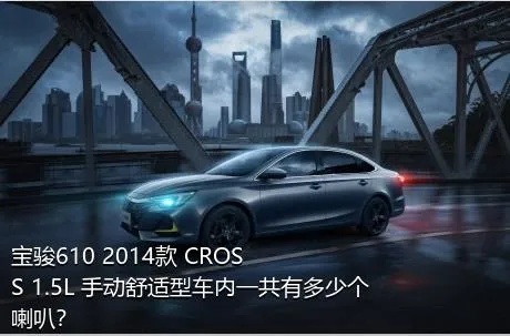 宝骏610 2014款 CROSS 1.5L 手动舒适型车内一共有多少个喇叭？