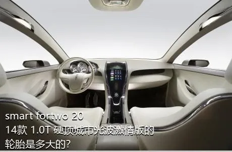 smart fortwo 2014款 1.0T 硬顶城市光波激情版的轮胎是多大的？
