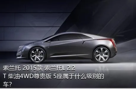 索兰托 2015款 索兰托L 2.2T 柴油4WD尊贵版 5座属于什么级别的车？