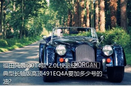 福田风景 2014款 2.0L快运经典型长轴版高顶491EQ4A要加多少号的油？