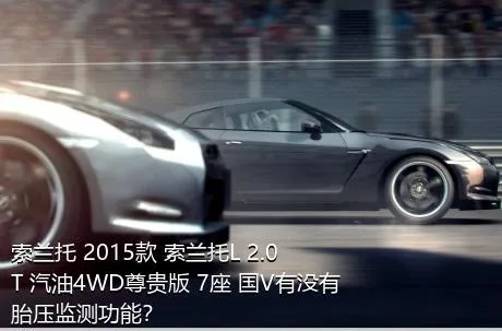 索兰托 2015款 索兰托L 2.0T 汽油4WD尊贵版 7座 国V有没有胎压监测功能？