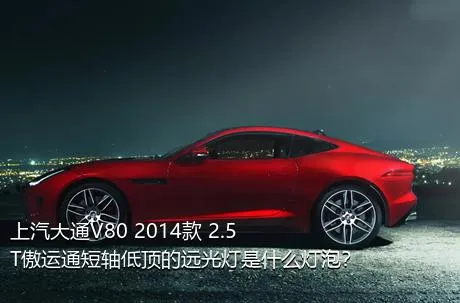 上汽大通V80 2014款 2.5T傲运通短轴低顶的远光灯是什么灯泡？