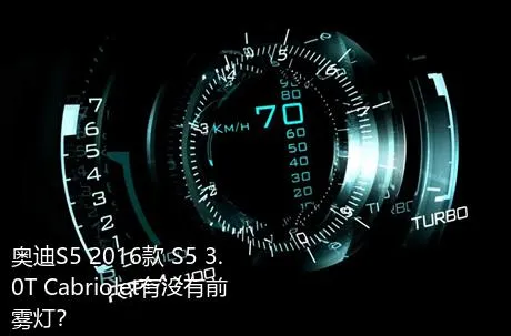 奥迪S5 2016款 S5 3.0T Cabriolet有没有前雾灯？