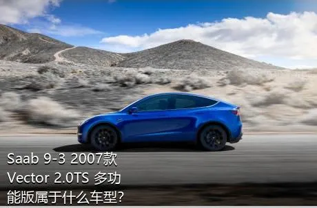 Saab 9-3 2007款 Vector 2.0TS 多功能版属于什么车型？