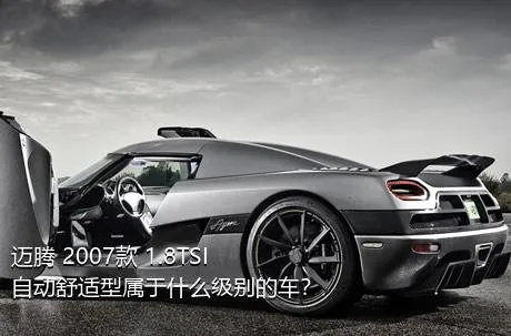 迈腾 2007款 1.8TSI 自动舒适型属于什么级别的车？