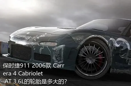 保时捷911 2006款 Carrera 4 Cabriolet AT 3.6L的轮胎是多大的？