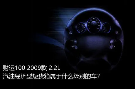 财运100 2009款 2.2L汽油经济型短货箱属于什么级别的车？
