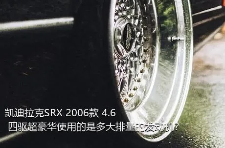凯迪拉克SRX 2006款 4.6 四驱超豪华使用的是多大排量的发动机？
