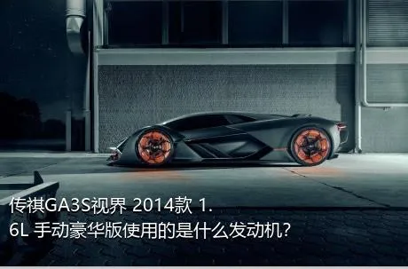 传祺GA3S视界 2014款 1.6L 手动豪华版使用的是什么发动机？