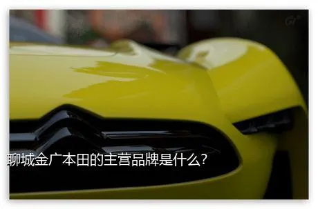 聊城金广本田的主营品牌是什么？