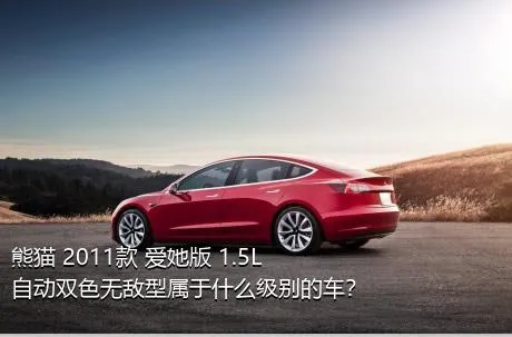 熊猫 2011款 爱她版 1.5L 自动双色无敌型属于什么级别的车？