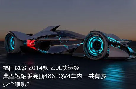 福田风景 2014款 2.0L快运经典型短轴版高顶486EQV4车内一共有多少个喇叭？