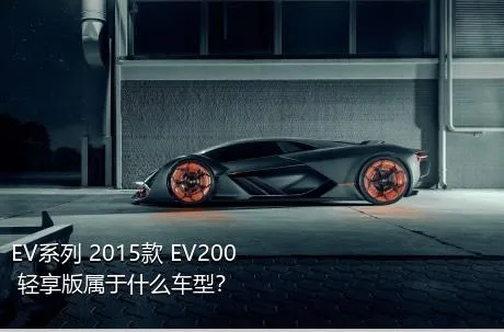 EV系列 2015款 EV200 轻享版属于什么车型？