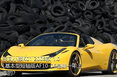 东风小康K01 2008款 1.0L基本型短轴版AF10-06是哪一年上市的？