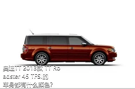 奥迪TT 2013款 TT Roadster 45 TFSI的车身都有什么颜色？