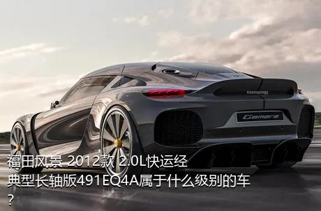 福田风景 2012款 2.0L快运经典型长轴版491EQ4A属于什么级别的车？