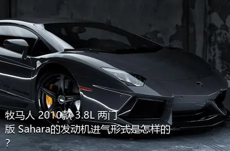 牧马人 2010款 3.8L 两门版 Sahara的发动机进气形式是怎样的？