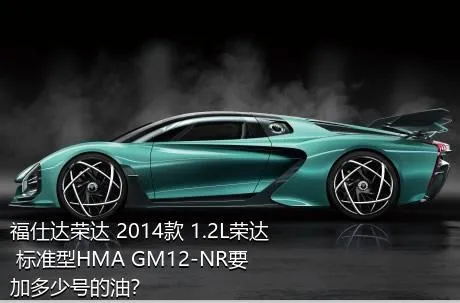 福仕达荣达 2014款 1.2L荣达 标准型HMA GM12-NR要加多少号的油？