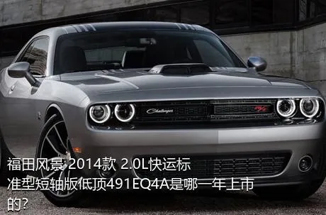 福田风景 2014款 2.0L快运标准型短轴版低顶491EQ4A是哪一年上市的？