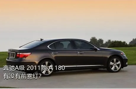 奔驰A级 2011款 A 180有没有前雾灯？