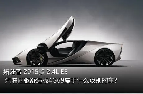 拓陆者 2015款 2.4L E5 汽油四驱舒适版4G69属于什么级别的车？