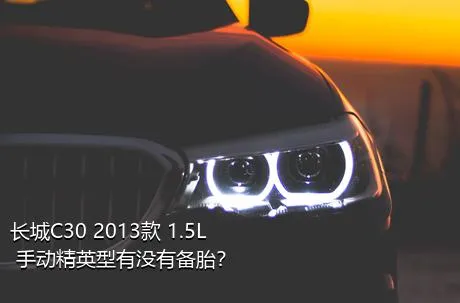 长城C30 2013款 1.5L 手动精英型有没有备胎？