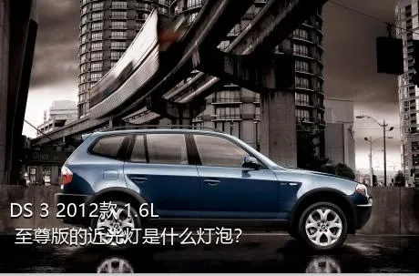 DS 3 2012款 1.6L 至尊版的近光灯是什么灯泡？