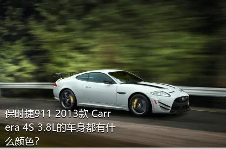 保时捷911 2013款 Carrera 4S 3.8L的车身都有什么颜色？