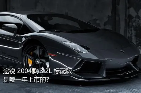 途锐 2004款 3.2L 标配版是哪一年上市的？