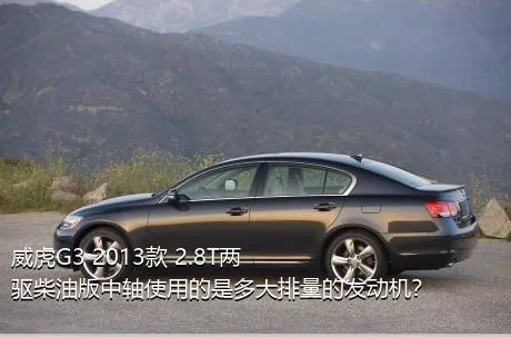 威虎G3 2013款 2.8T两驱柴油版中轴使用的是多大排量的发动机？