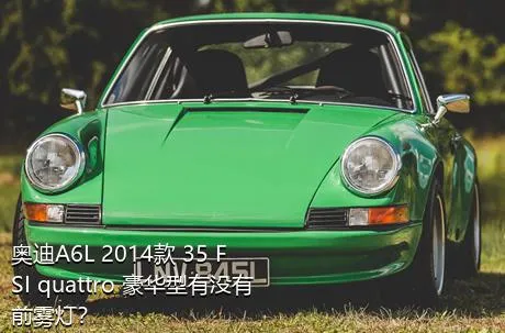 奥迪A6L 2014款 35 FSI quattro 豪华型有没有前雾灯？