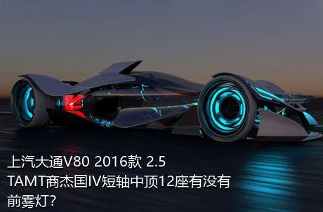 上汽大通V80 2016款 2.5TAMT商杰国IV短轴中顶12座有没有前雾灯？