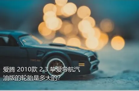 爱腾 2010款 2.3 挚爱导航汽油版的轮胎是多大的？