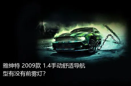 雅绅特 2009款 1.4手动舒适导航型有没有前雾灯？