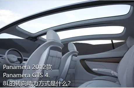 Panamera 2012款 Panamera GTS 4.8L的转向助力方式是什么？