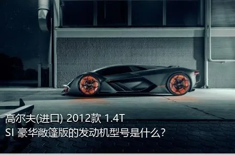 高尔夫(进口) 2012款 1.4TSI 豪华敞篷版的发动机型号是什么？